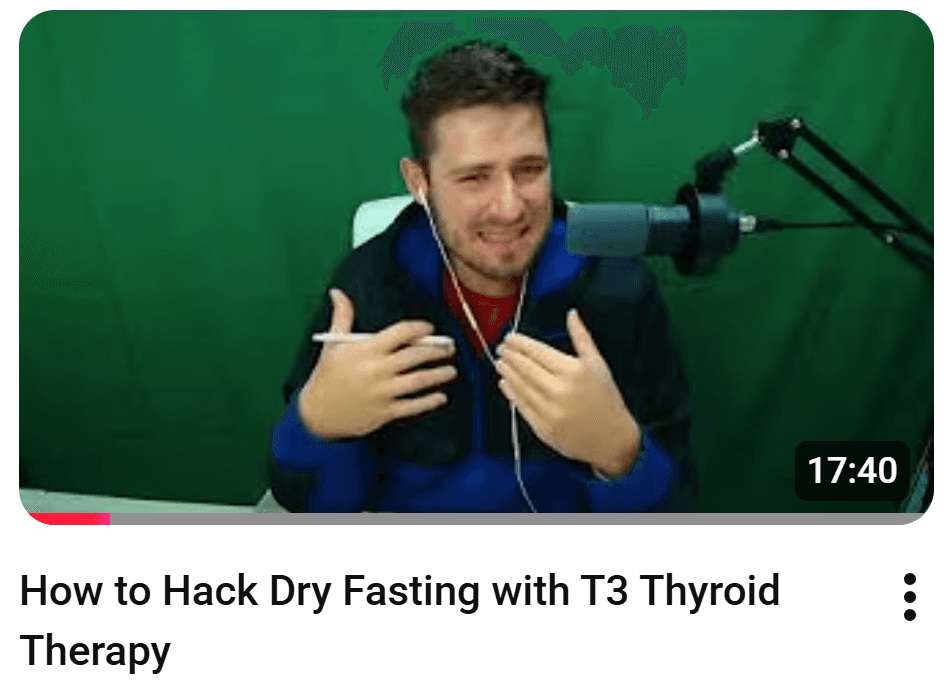 Dry Fasting T3 Thumbnail